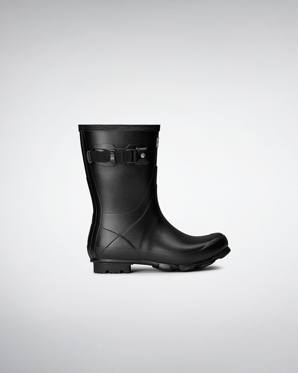 Galochas Curtas Hunter Feminina Pretas - Norris Field - 81YUBSCHL